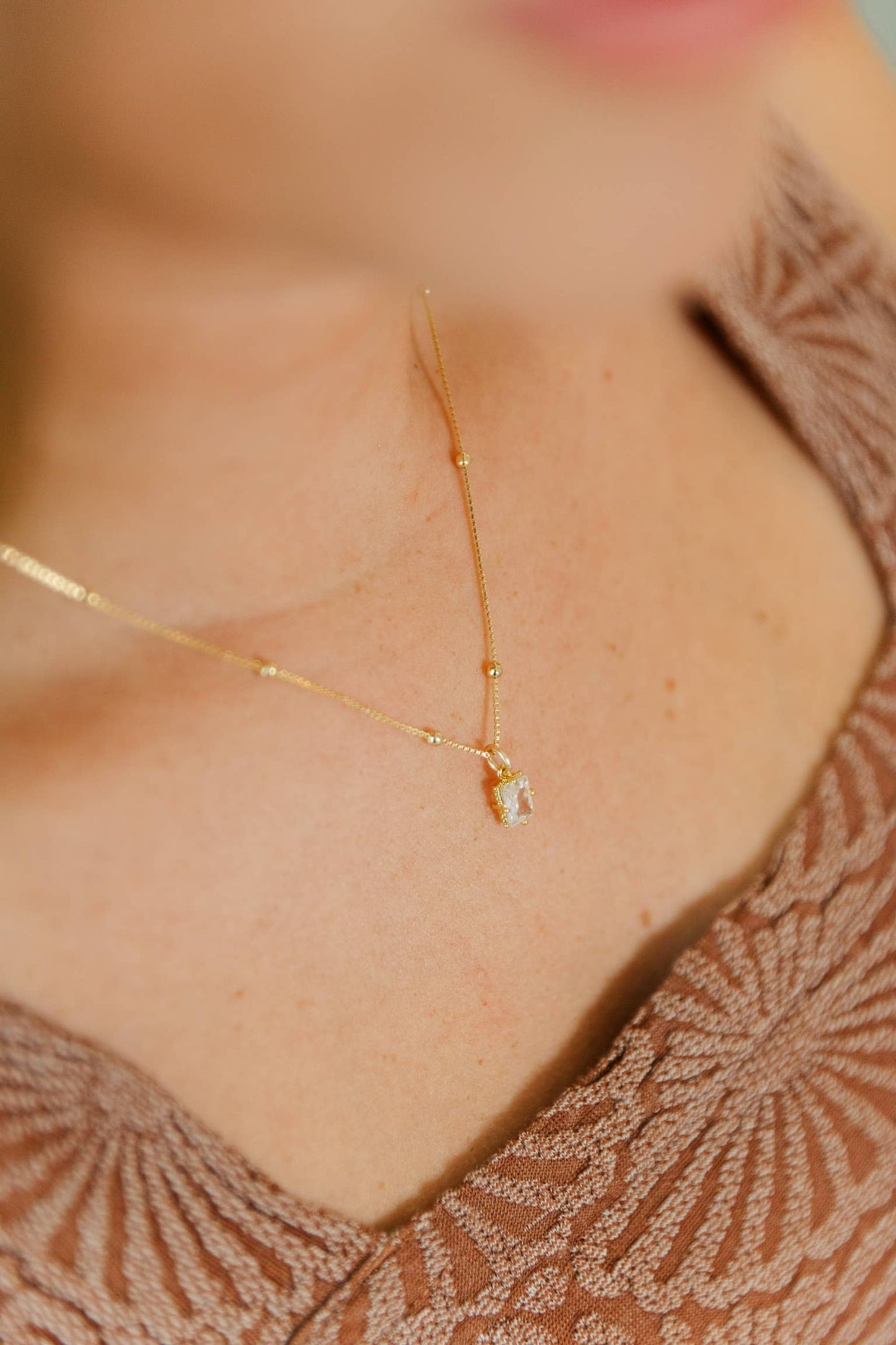 Stassi Necklace - Gold Filled Chain