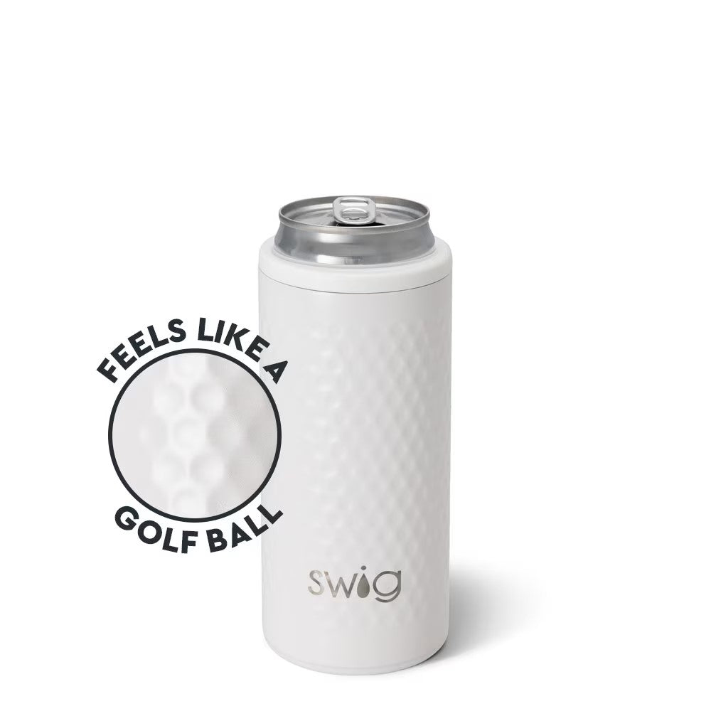 Golf Ball Skinny Can Cooler 12 oz