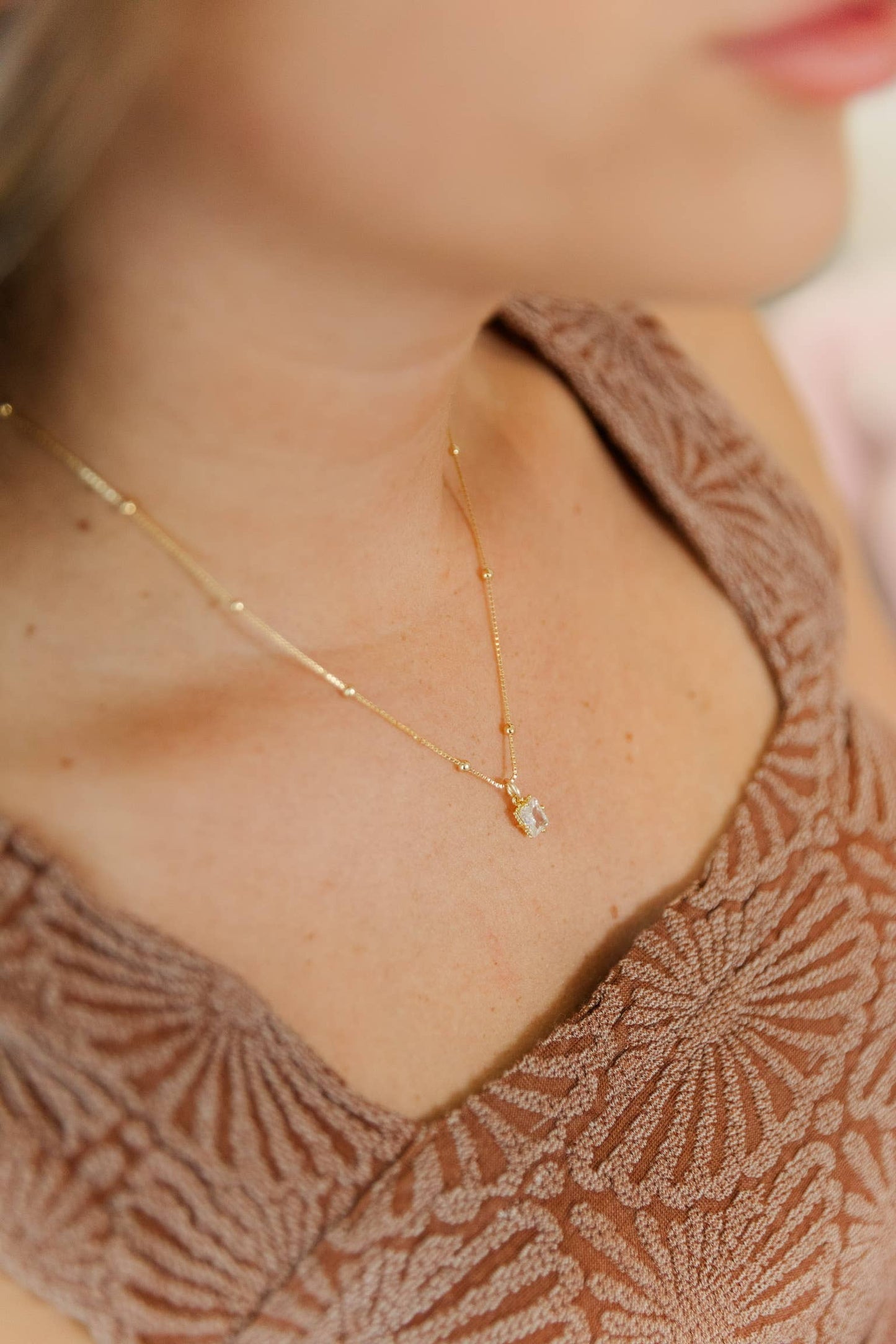 Stassi Necklace - Gold Filled Chain