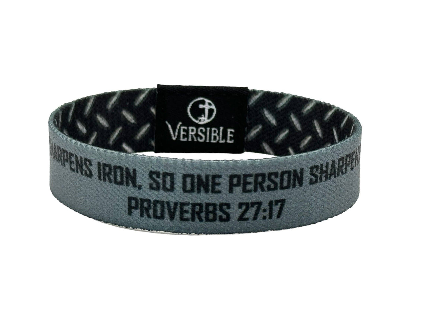 Iron Sharpens Iron / Proverbs 27:17 Wristband